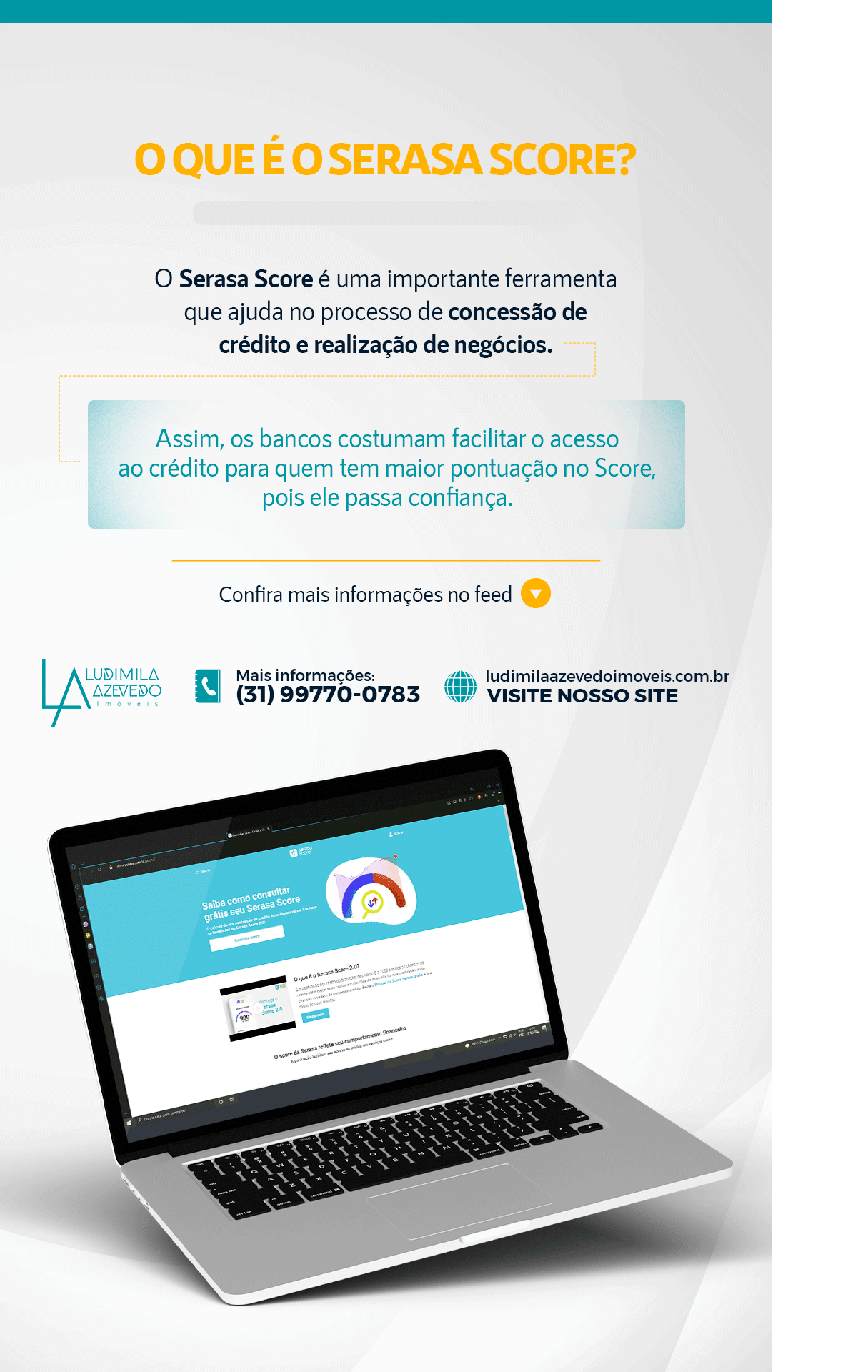 O que é o Serasa Score? - Imóveis Azevedo